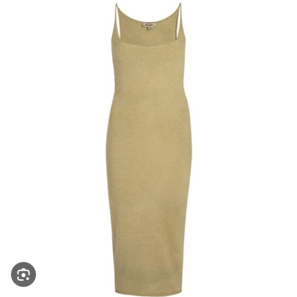 YEEZY Season 4 Boucle Midi Dress in Oatmeal Size Medium NWT - Picture 1 of 8